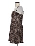 Shein Animal Print Brown Cocktail Dress Size 4 - photo 5