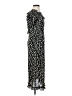 Assorted Brands Polka Dots Black Casual Dress Size S - photo 4