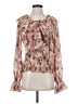 WD.NY 100% Polyester Pink Long Sleeve Blouse Size XS - photo 1