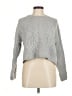 Pink Rose Gray Pullover Sweater Size M - photo 1