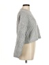 Pink Rose Gray Pullover Sweater Size M - photo 4