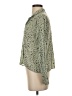 Saltwater LUXE 100% Polyester Animal Print Green Long Sleeve Blouse Size XS - photo 5