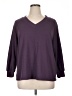 Shein Curve 100% Polyester Purple Pullover Sweater Size 14 Plus (1) - photo 1
