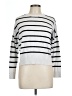 Nikka K Stripes Silver Pullover Sweater Size L - photo 1
