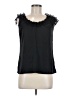 H&M 100% Polyester Black Sleeveless Blouse Size 6 - photo 1