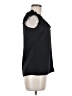 H&M 100% Polyester Black Sleeveless Blouse Size 6 - photo 4