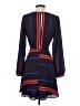 Express 100% Polyester Stripes Black Cocktail Dress Size S - photo 2