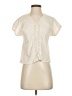 OVS Ivory Short Sleeve Blouse Size S - photo 1
