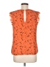 Katherine Barclay 100% Polyester Orange Sleeveless Blouse Size M - photo 2