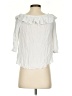 Rockin' C 100% Rayon White 3/4 Sleeve Blouse Size S - photo 2