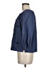 J.Crew 100% Cotton Blue 3/4 Sleeve Blouse Size 8 - photo 5