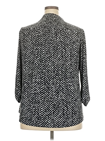 Roz & Ali Long Sleeve Blouse (view 2)