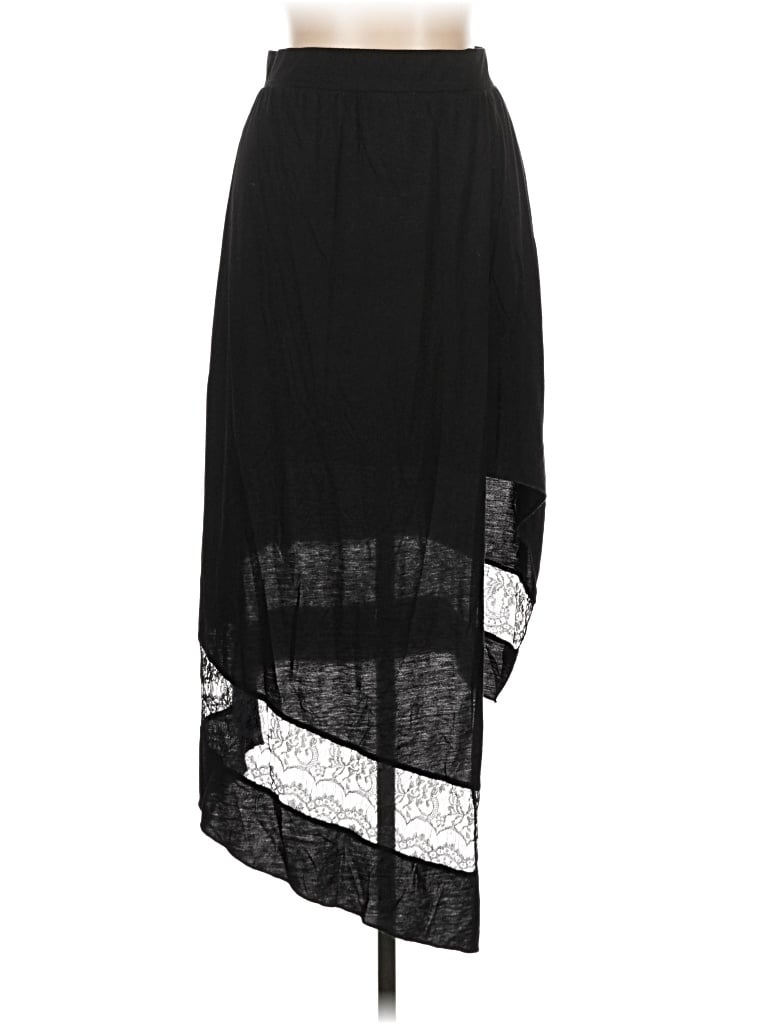 Pre-owned En Creme Formal Skirt In Black