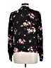 A.L.C. 100% Silk Floral Black Blouse Size 10 - photo 2