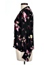 A.L.C. 100% Silk Floral Black Blouse Size 10 - photo 5