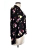 A.L.C. 100% Silk Floral Black Blouse Size 10 - photo 4