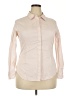 MNG Ivory Long Sleeve Button-Down Shirt Size XL - photo 1