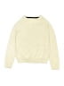 Cat & Jack 100% Cotton Solid Ivory Pullover Sweater Size 8 - photo 1