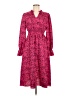 Unbranded 100% Polyester Animal Print Pink Casual Dress Size M - photo 1