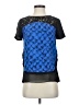 Diane von Furstenberg 100% Silk Blue Blouse Size 2 - photo 1