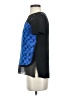 Diane von Furstenberg 100% Silk Blue Blouse Size 2 - photo 5