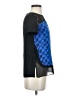 Diane von Furstenberg 100% Silk Blue Blouse Size 2 - photo 4