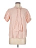 Harve Benard 100% Polyester Pink Short Sleeve Blouse Size M - photo 1