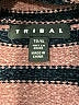 Tribal 100% Polyester Stripes Brown Pullover Sweater Size XL - photo 7