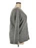 Ann Taylor LOFT Outlet Solid Gray Pullover Sweater Size XL - photo 4