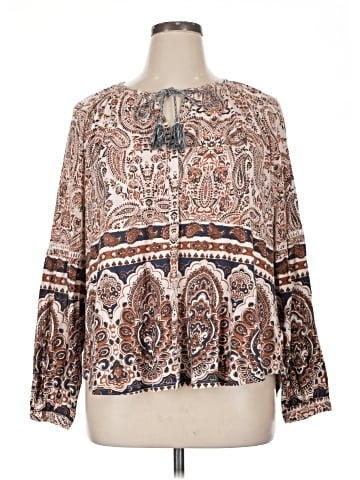Lucky Brand Long Sleeve Blouse (view 1)