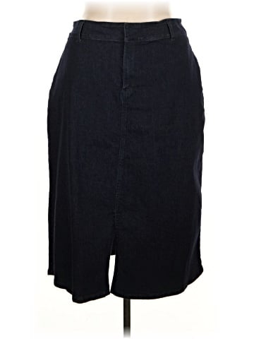 Jessica London Denim Skirt (view 1)