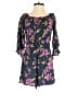 Express 100% Rayon Floral Purple Romper Size XS - photo 1