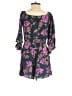 Express 100% Rayon Floral Purple Romper Size XS - photo 2