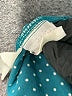 Anne Klein Polka Dots Teal Long Sleeve Blouse Size 8 - photo 8