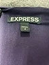 Express 100% Polyester Solid Blue Cocktail Dress Size 2 - photo 7
