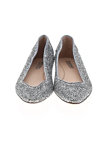 Bottega Veneta Glitter Flats (view 2)
