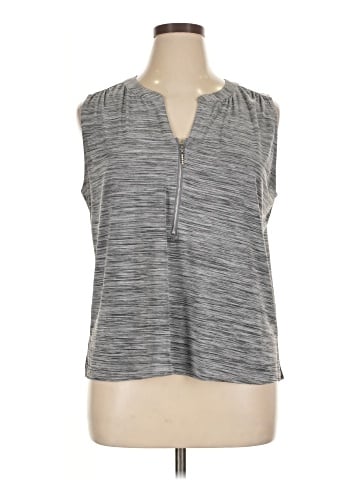 Linda Matthews Sleeveless Blouse (view 1)