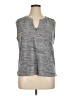 Linda Matthews Gray Sleeveless Blouse Size XL - photo 1