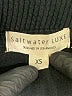 Saltwater LUXE Black Pullover Sweater Size XS - photo 7