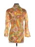 Zara Paisley Orange 3/4 Sleeve Blouse Size S - photo 2