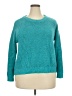 Evri Solid Teal Pullover Sweater Size 2X - photo 1