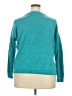 Evri Solid Teal Pullover Sweater Size 2X - photo 2