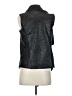 Brandon Thomas 100% Polyester Black Faux Fur Vest Size S - photo 2