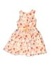 Blueberi Boulevard 100% Polyester Floral Orange Dress Size 7 - photo 2
