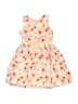 Blueberi Boulevard 100% Polyester Floral Orange Dress Size 7 - photo 1