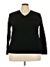 Matty M Black Long Sleeve Top Size XXL - photo 1