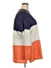 Unbranded 100% Polyester Color Block Orange Long Sleeve Top Size 5X - photo 4