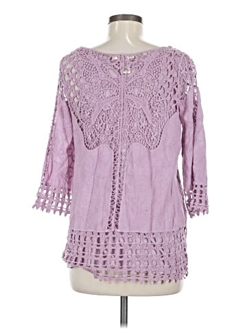 Indigo Thread Co. 3/4 Sleeve Blouse (view 2)