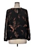Whistles 100% Polyester Black Long Sleeve Blouse Size 14 - photo 1