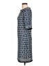 Max Studio Tweed Blue Casual Dress Size L - photo 5